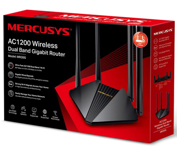 MERCUSYS MR30G WiFi 5 AC1200 - 1099152 - zdjęcie 4